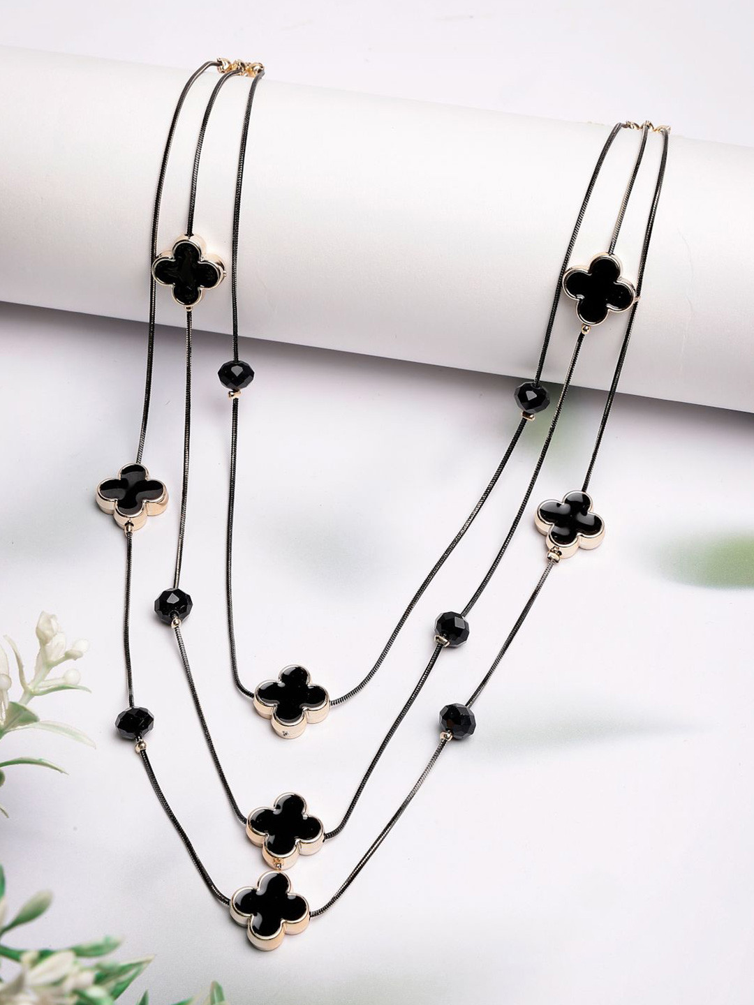 Shine N Sober Layered Necklace