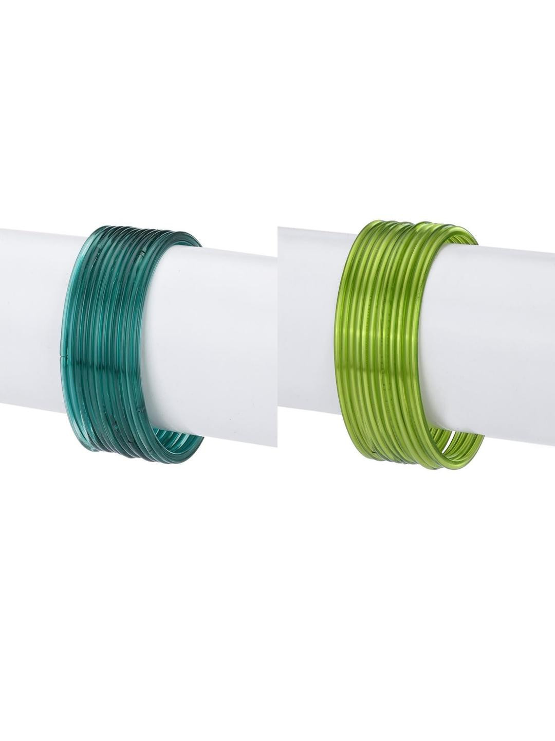 1ST TIME Set of 24 Plain Glass Bangle