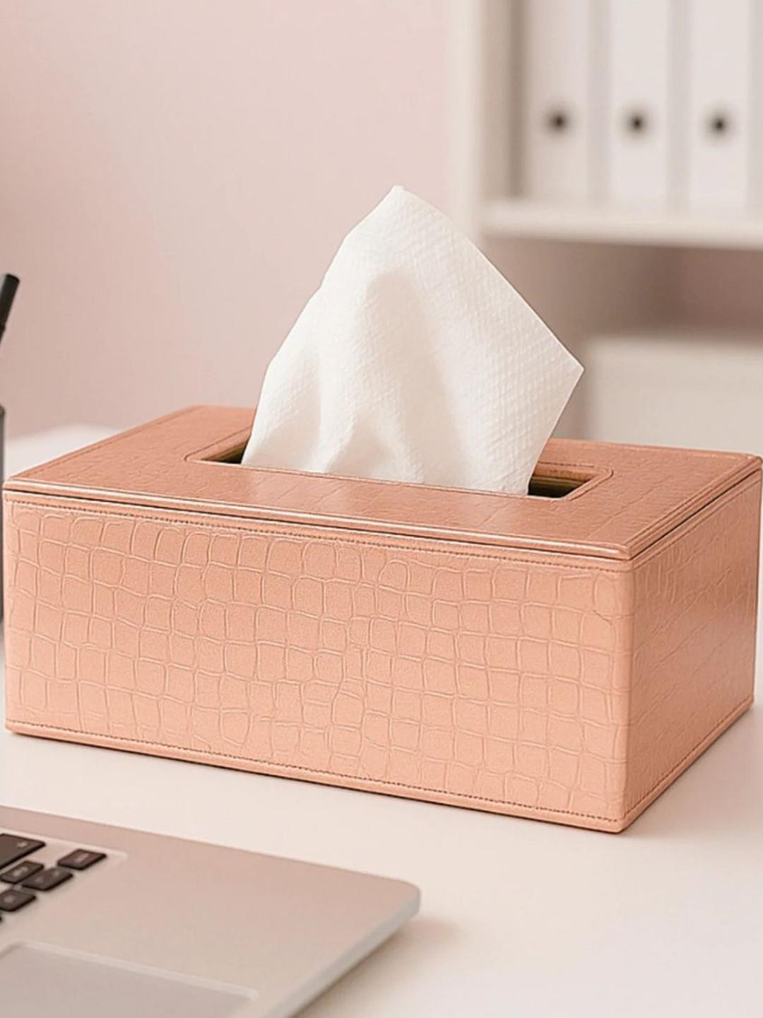 jabrix Faux Leather Tissue Box Holders