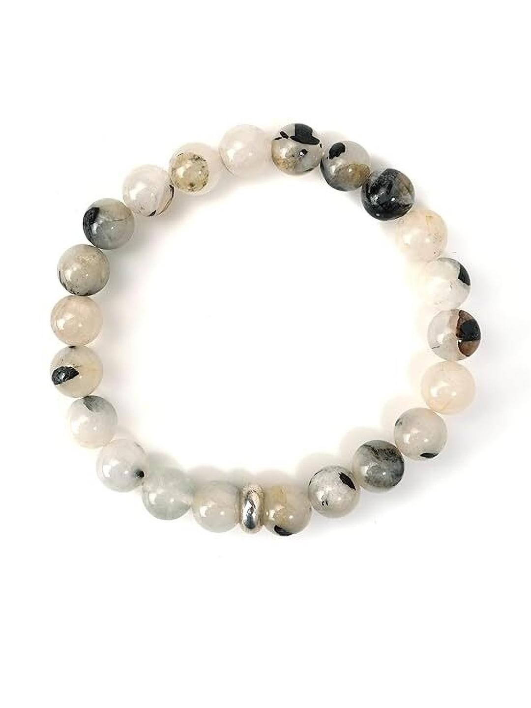VIBESLE Ceramic White colour Bracelet