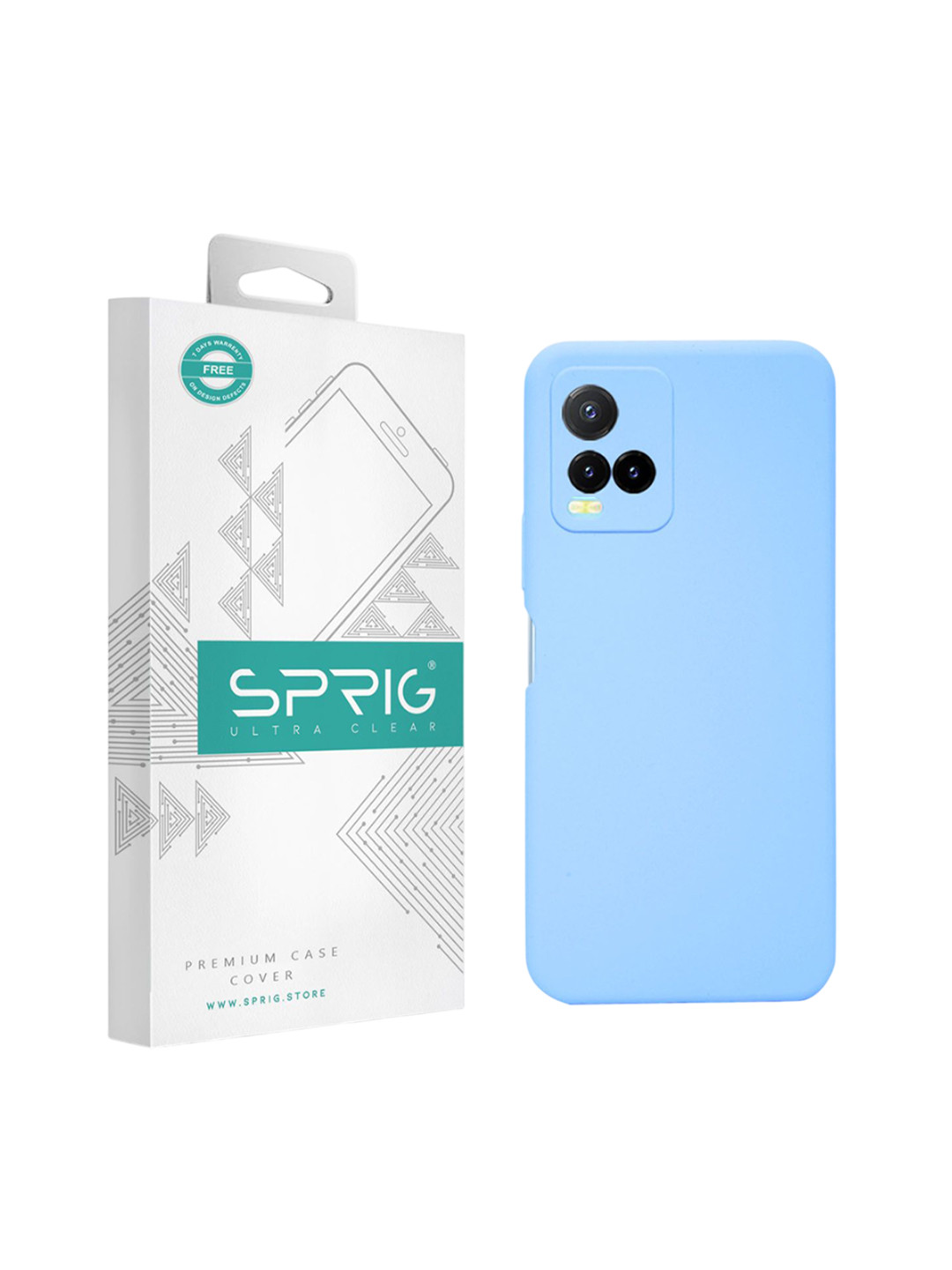 SPRIG vivo Y33 Liquid Silicone Back Cover