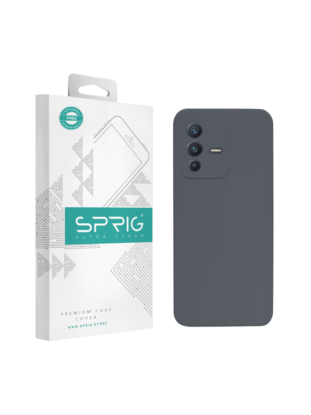 SPRIG vivo V23 5G Liquid Silicone Back Cover