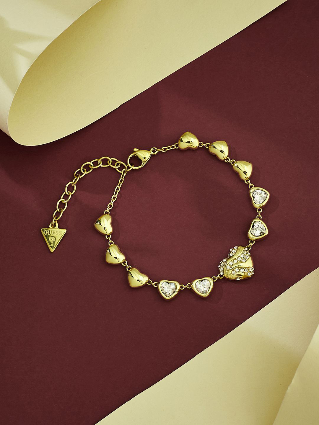 Women In My Heart Gold-Plated Stainless Steel Bracelet