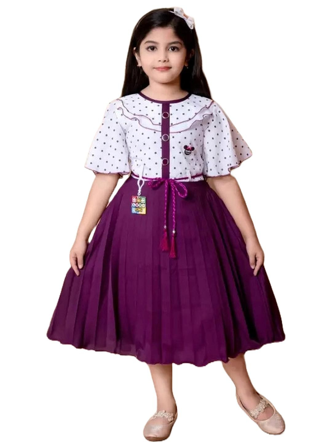 MODERN DREAM Girls Purple Dresses