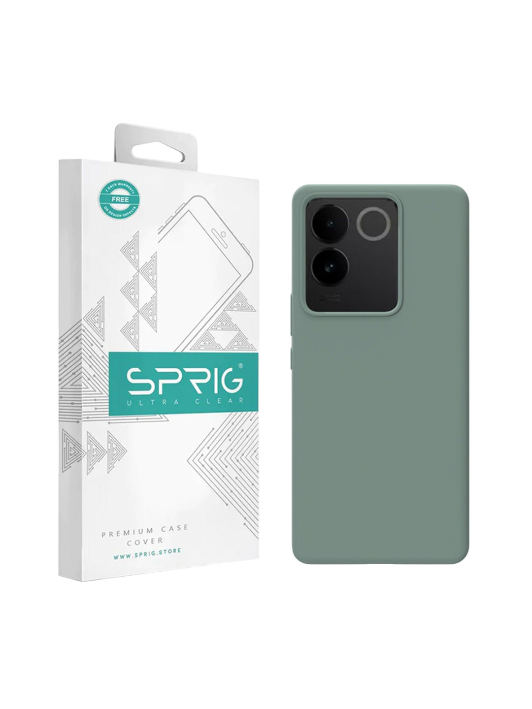 SPRIG vivo T2 Pro Liquid Silicone Back Cover