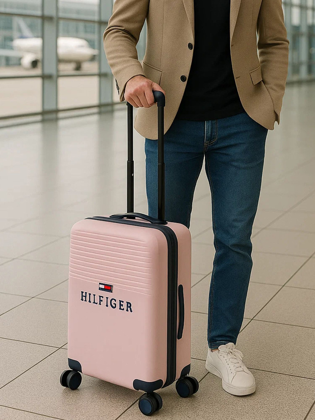 Tommy Hilfiger Mckinley Printed Hard-Sided Medium Trolley Bag