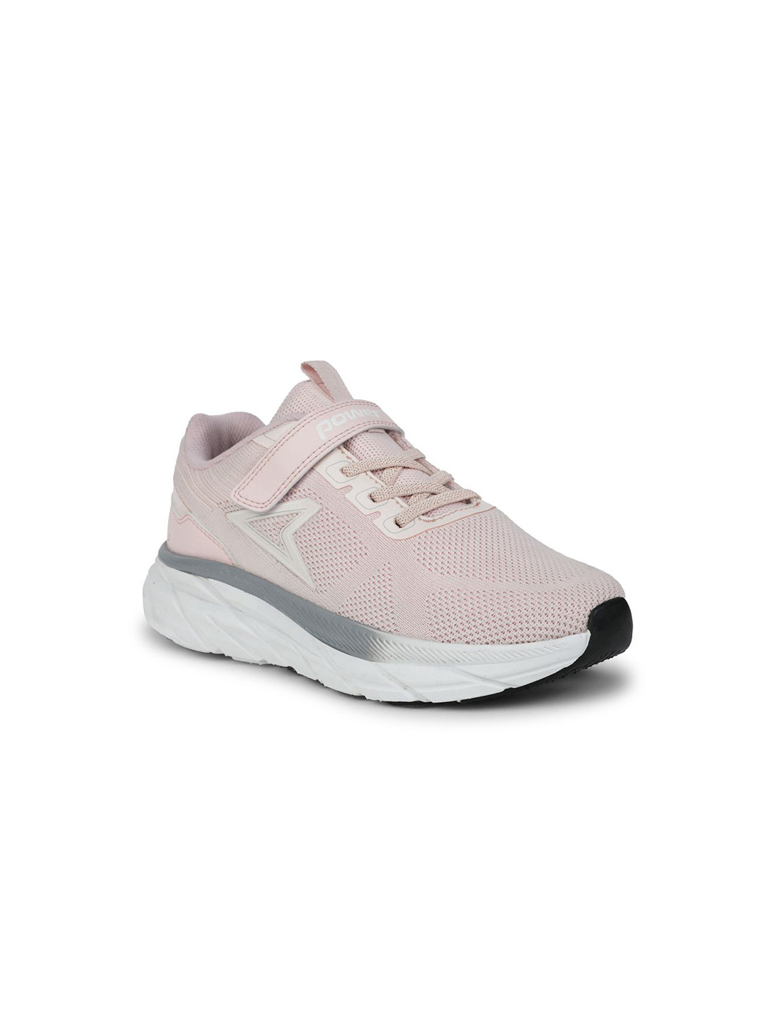 Power Kids Solid Round Toe Sneakers
