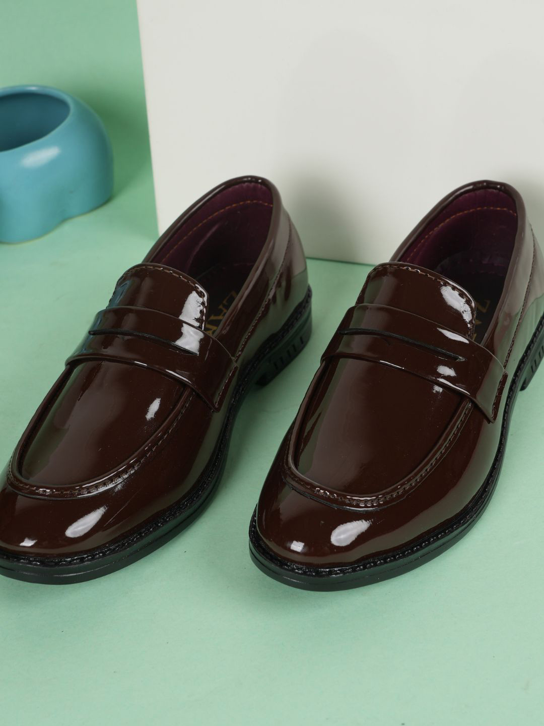 ZOOMBIE Boys Slip-On Formal Loafers