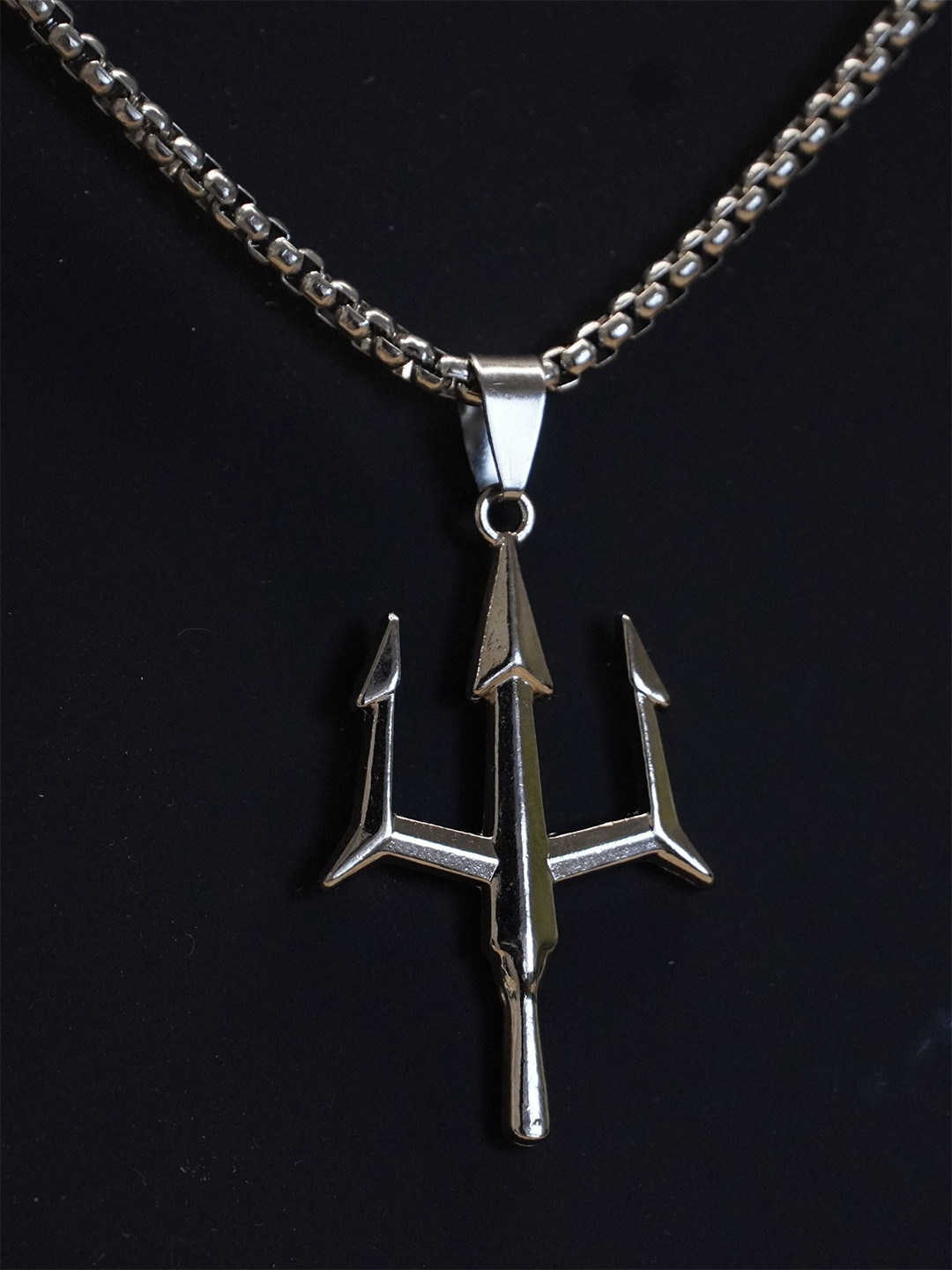 Japam Trishool Pendants With Chains