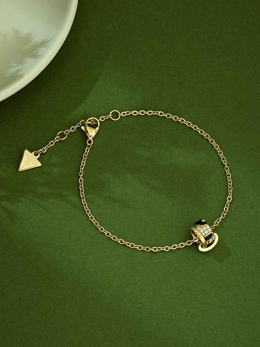 Women Fabulous Me Gold-Plated Stainless Steel Bracelet