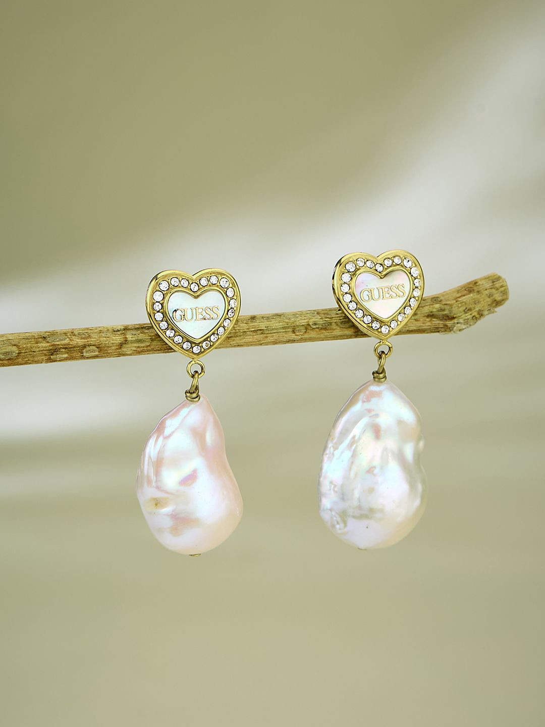 Women Amami Gold-Plated Stainless Steel Earrings