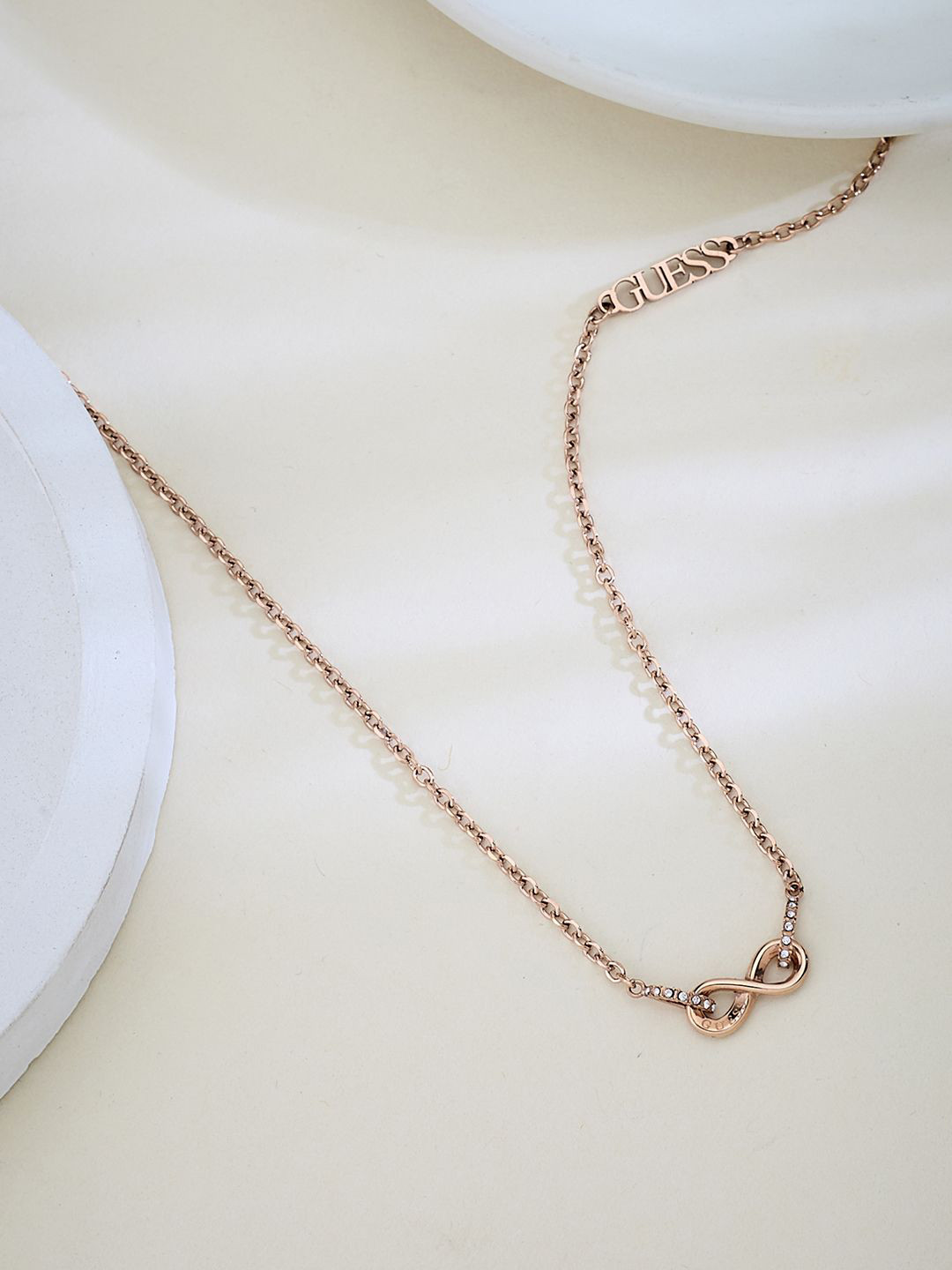 GUESS Women Endless Dream Gold-Plated Stainless Steel Necklace