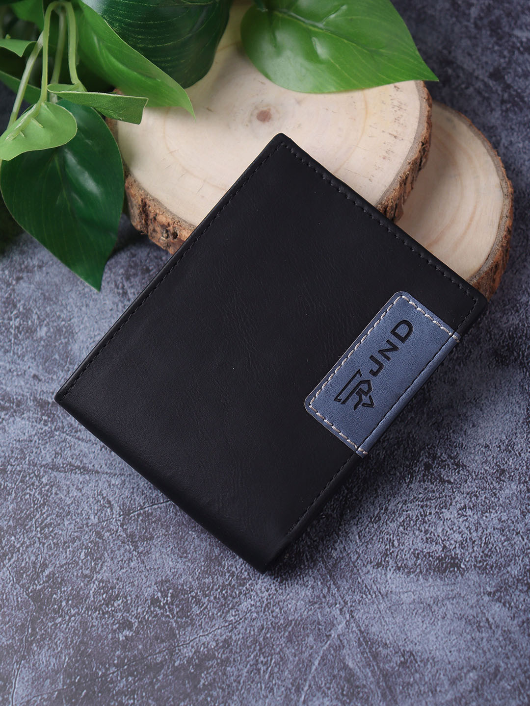 JND Men Textured Two Fold Wallet