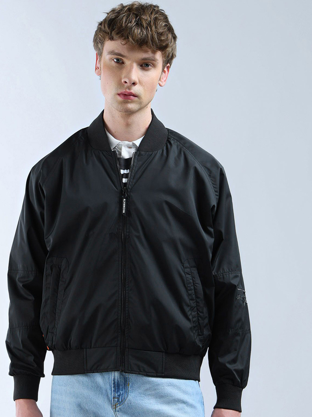 Flying Machine Oversize Bomber Jacket