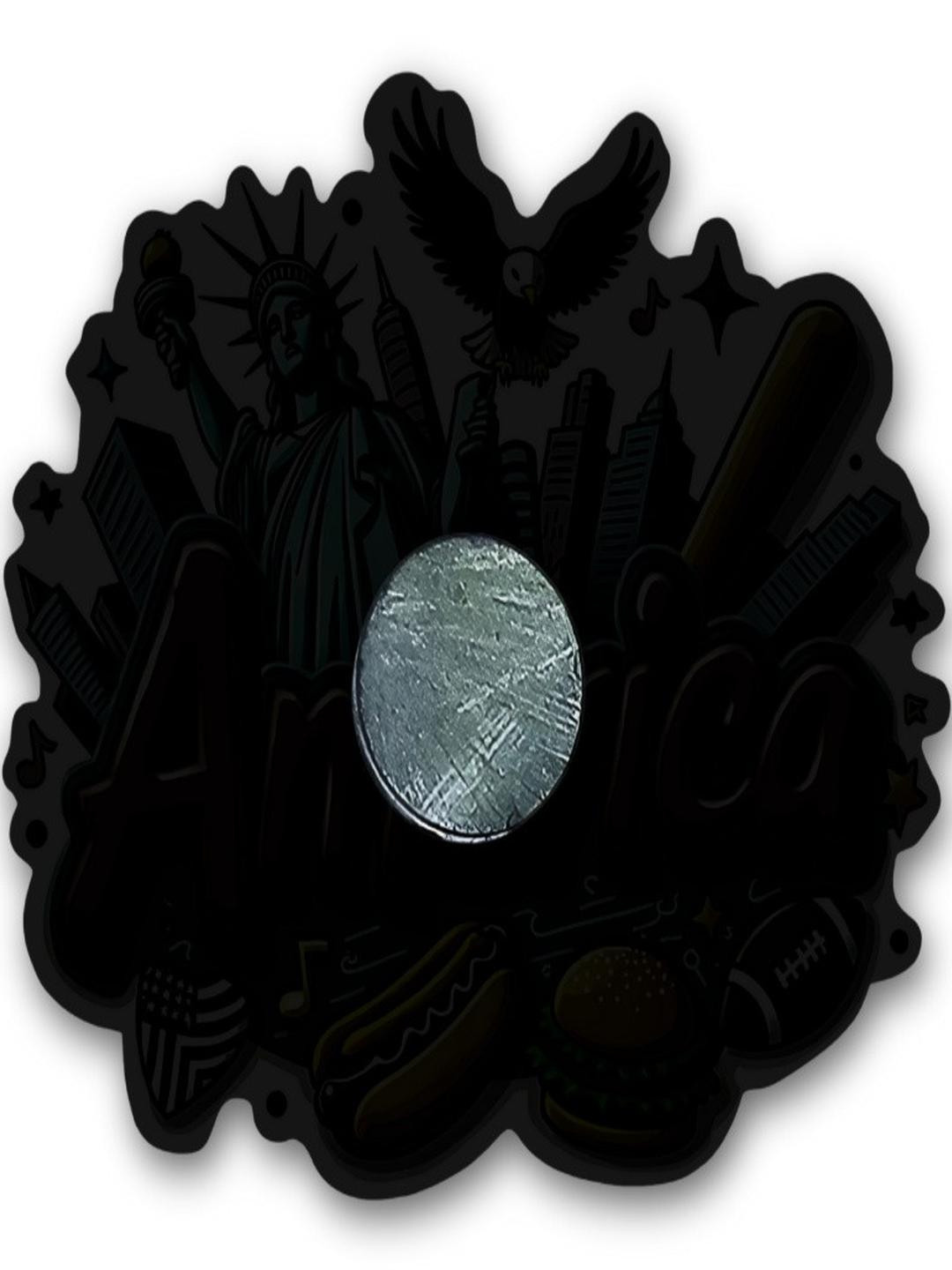 America Country Theme Souvenir Wooden Refrigerator Stylish Fridge Magnet