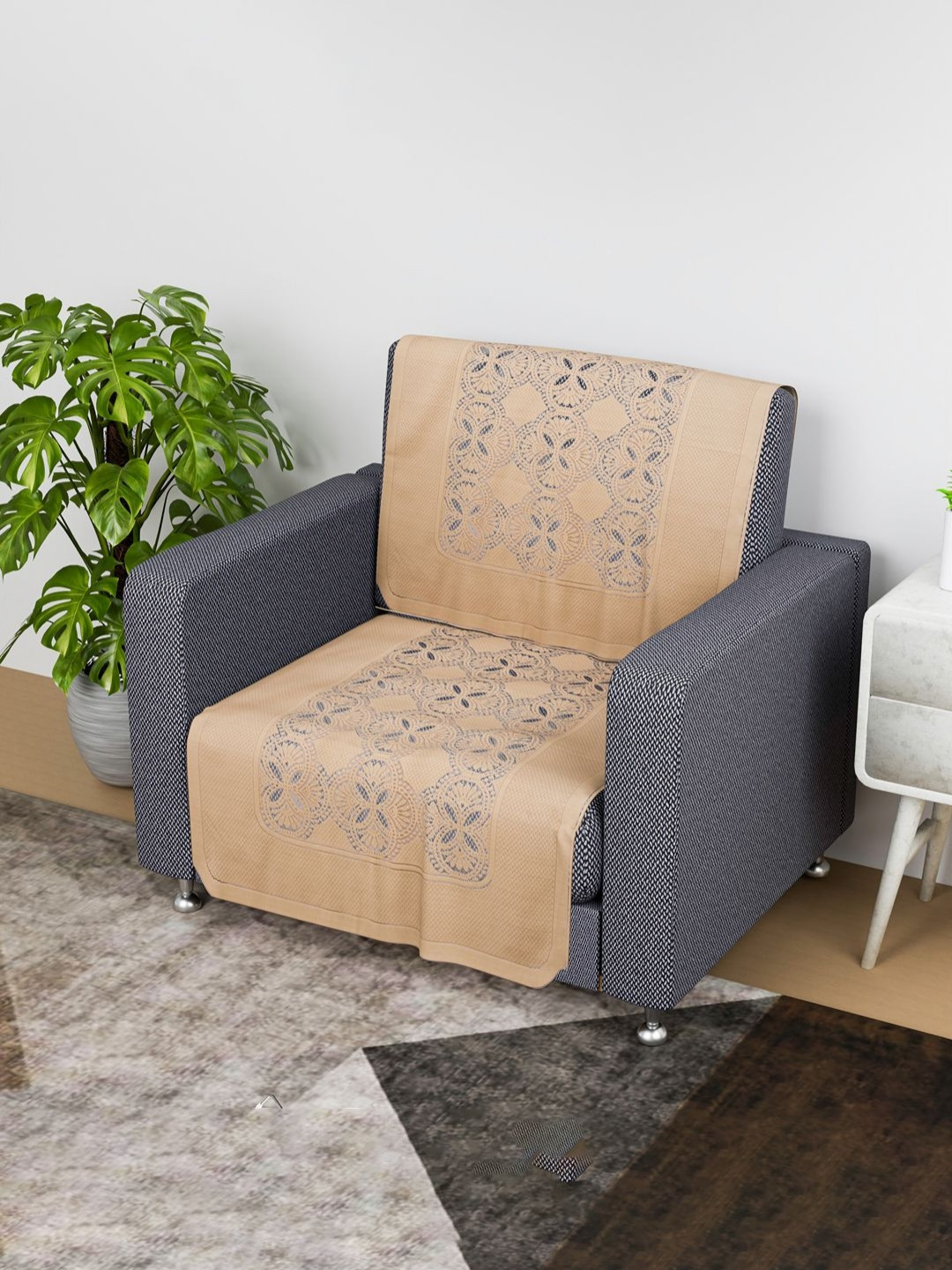 Aura Unisex Gold Sofa Covers