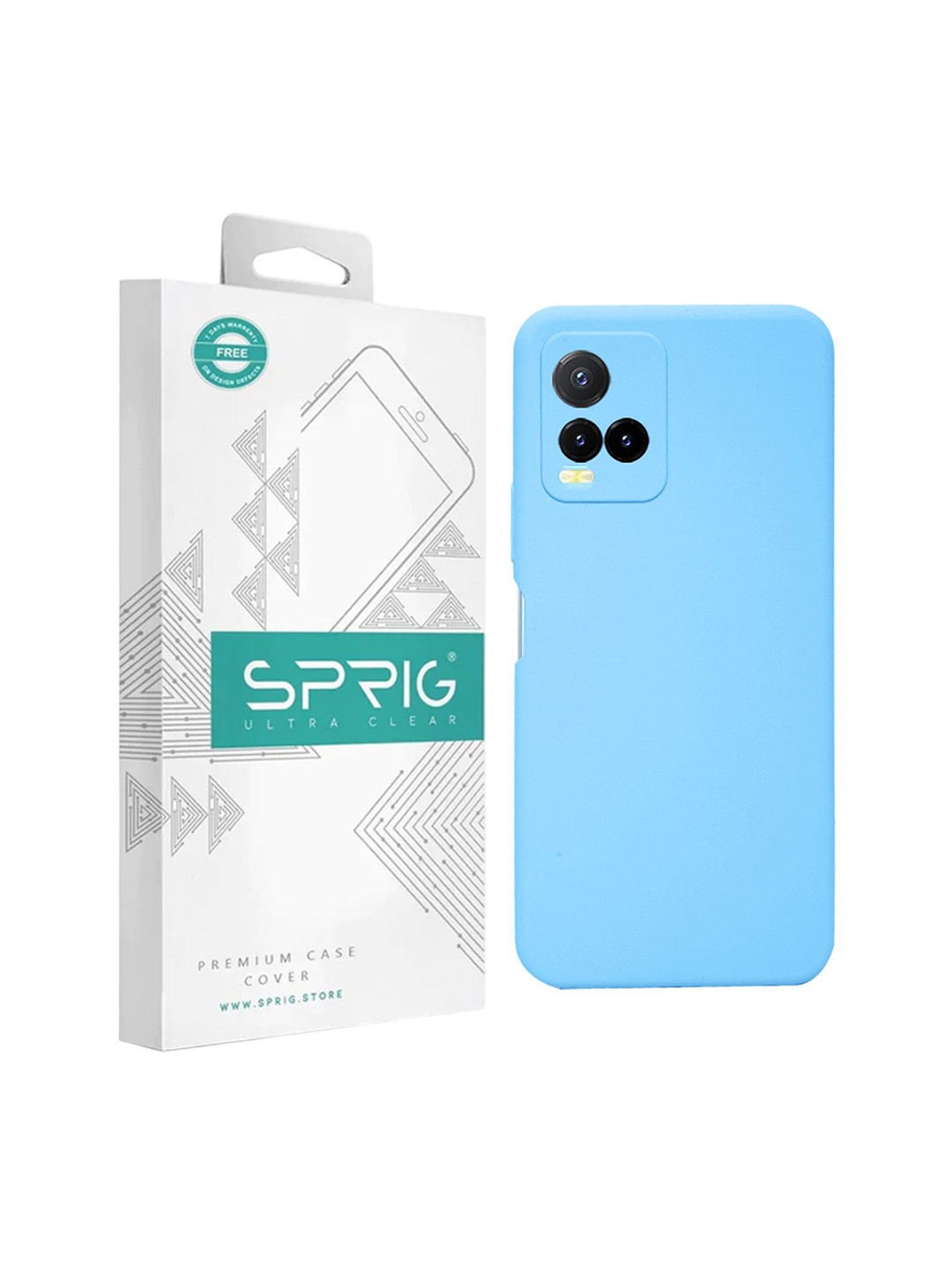 SPRIG vivo Y33S Liquid Silicone Back Cover