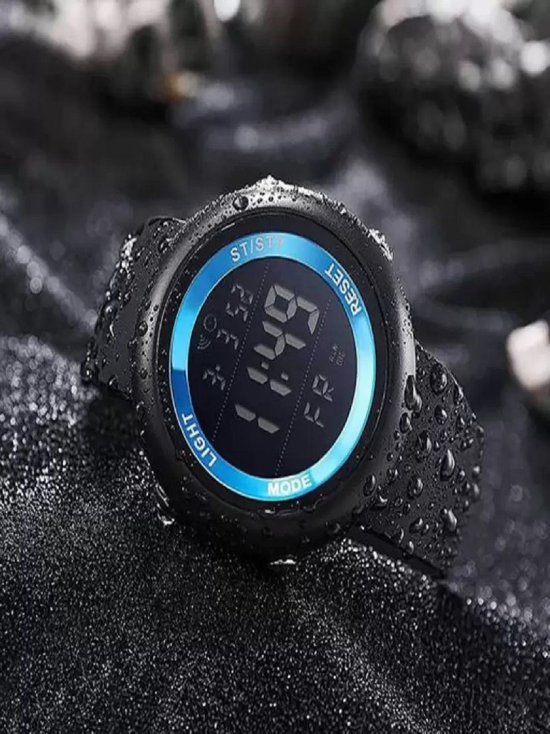 Hala Men Aluminium Dial & Straps Digital Watch BEN-BLACK-Blue-04