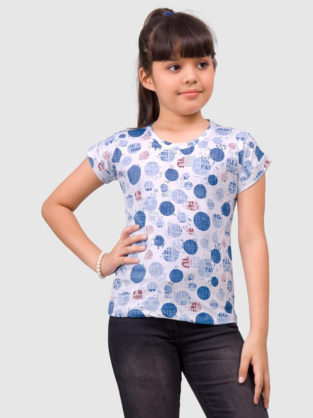 Little funky Girls Printed T-shirt