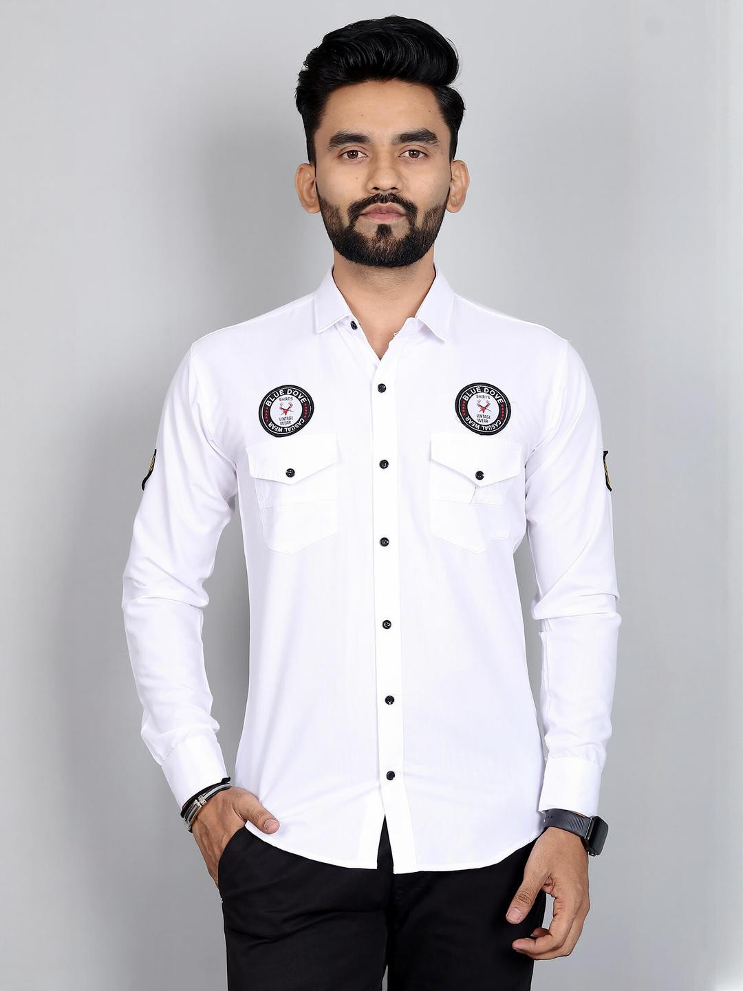 Blue Dove Men Casual Shirt