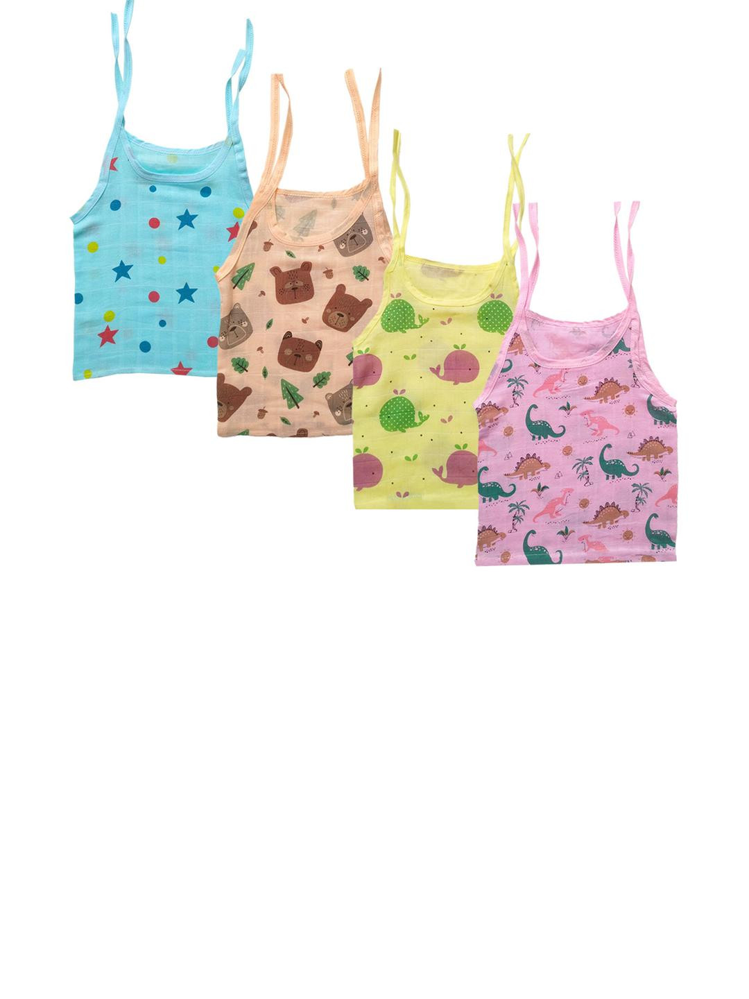 ARYA Kids Jhabla Innerwear Vest - Pack Of 4