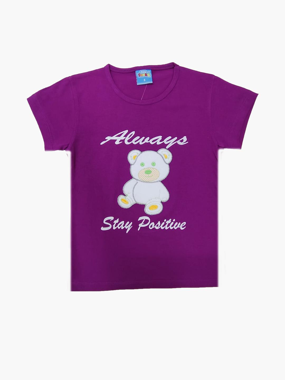 Little funky Girls Purple Tshirts