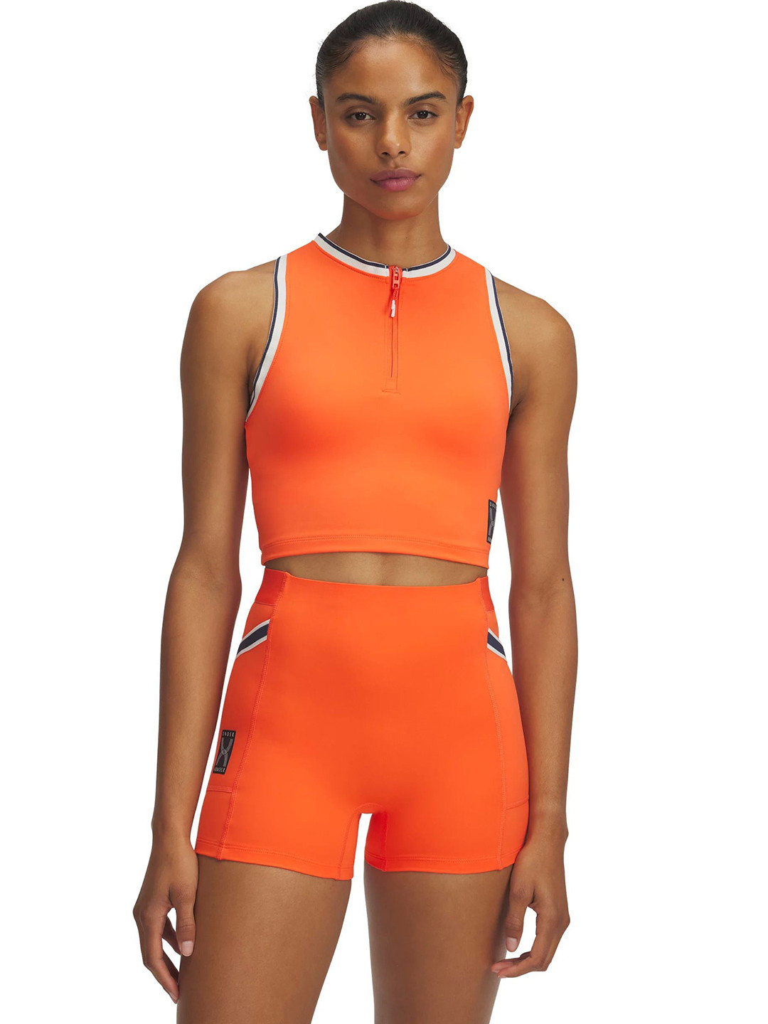 UNDER ARMOUR UA Women Solid Round Neck Sleeveless Tank Top