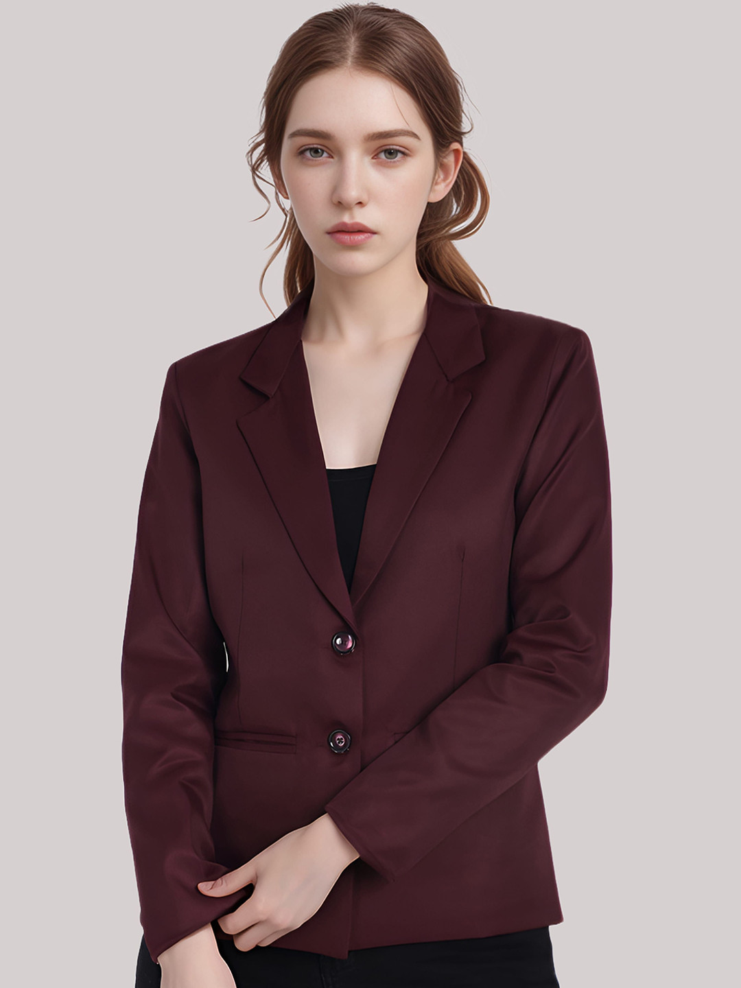 Rocksy Comfort Fit Single Breasted Blazer