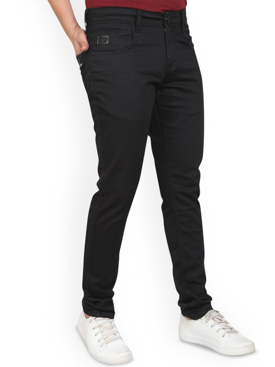 MAD-O-WHAT Men Slim Fit Mid-Rise Denim Jeans