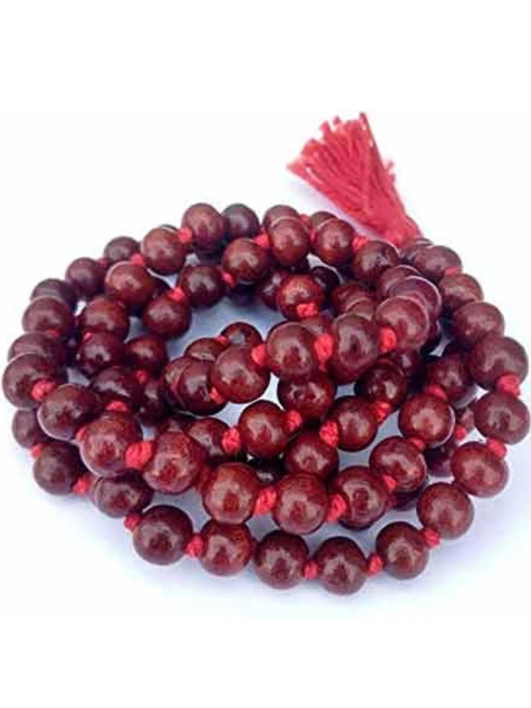 Divine souvenirs Red Artificial Beads With Red Thread Pendant