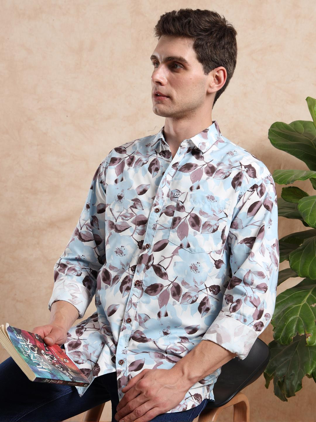 ALLWIN PAUL Men Blue Shirts