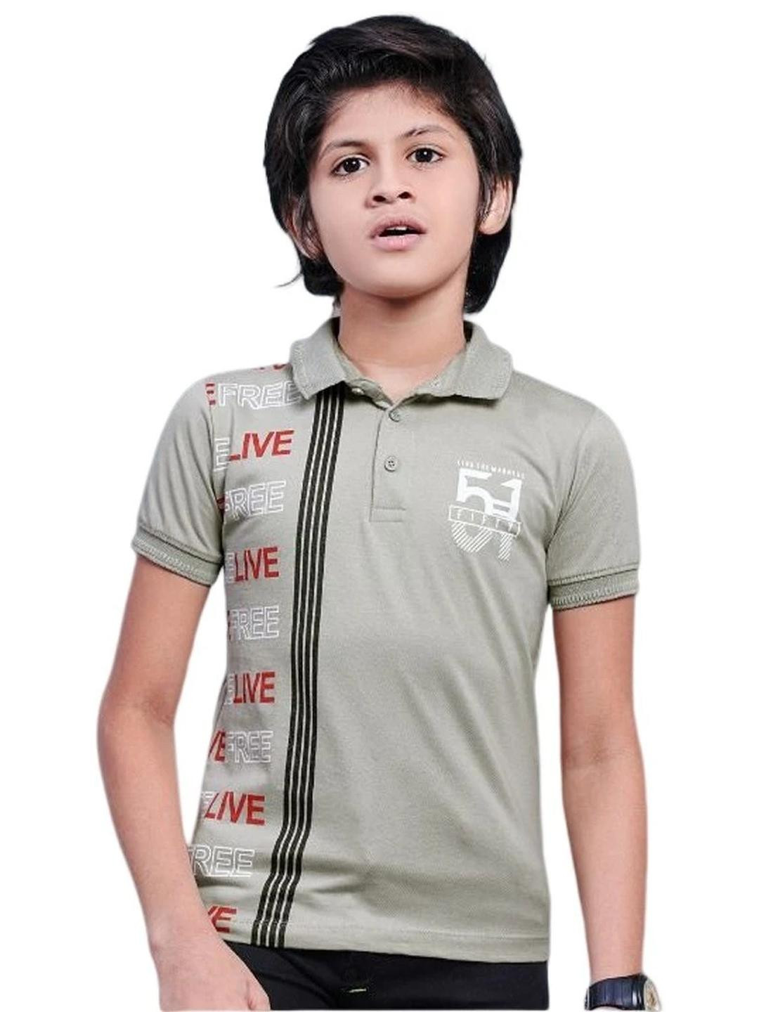 Little funky Boys Grey Tshirts