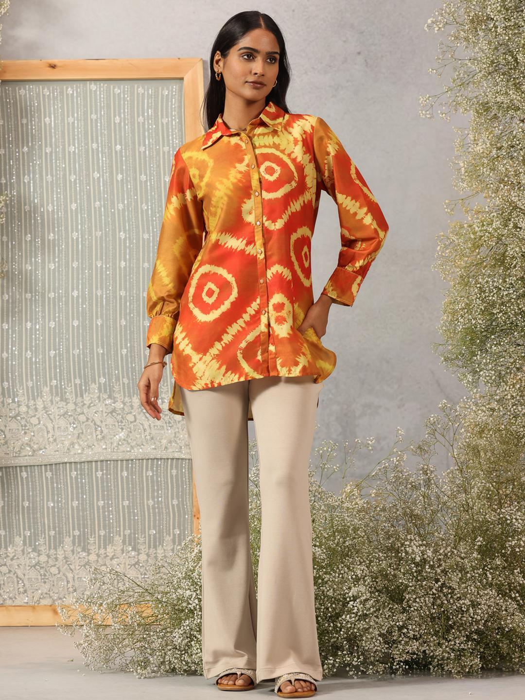 Lakshita Women Orange Shirts