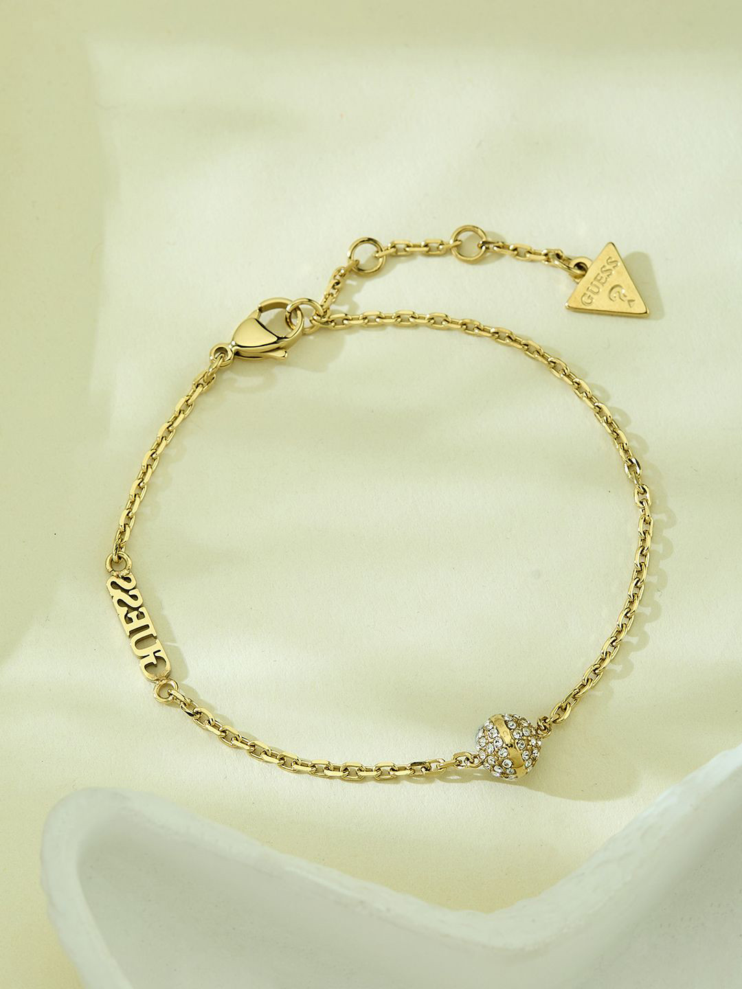 Guess Women Calypso Gold-Plated Stainless Steel Bracelet