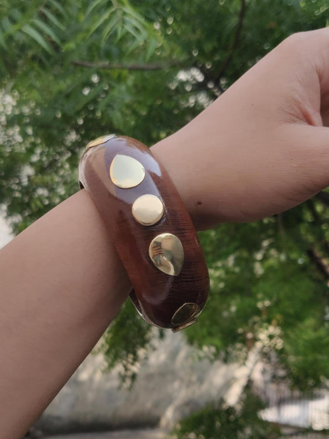 Hitarh Women Wood Handcrafted Bangle-Style Bracelet