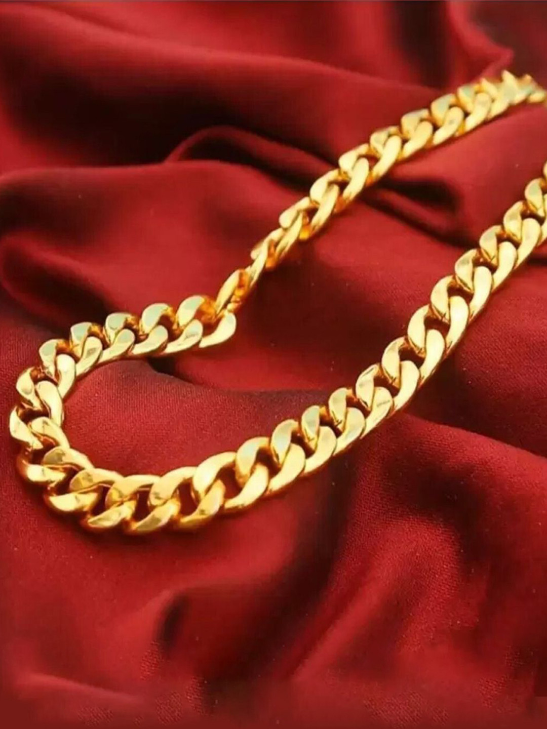 Elite creation Unisex Gold-Plated Chain