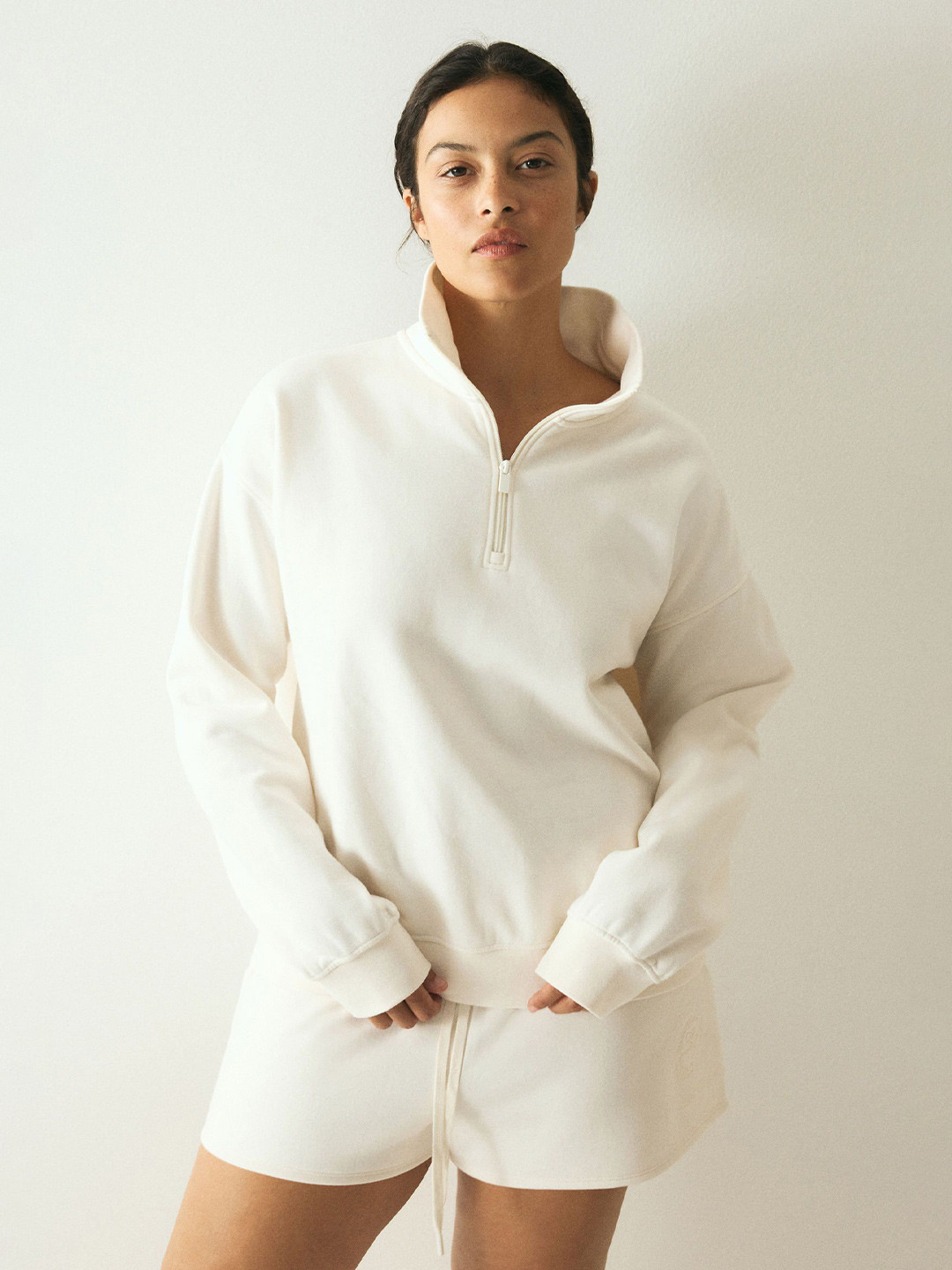 H&M Oversized Zip-Top Sweatshirt