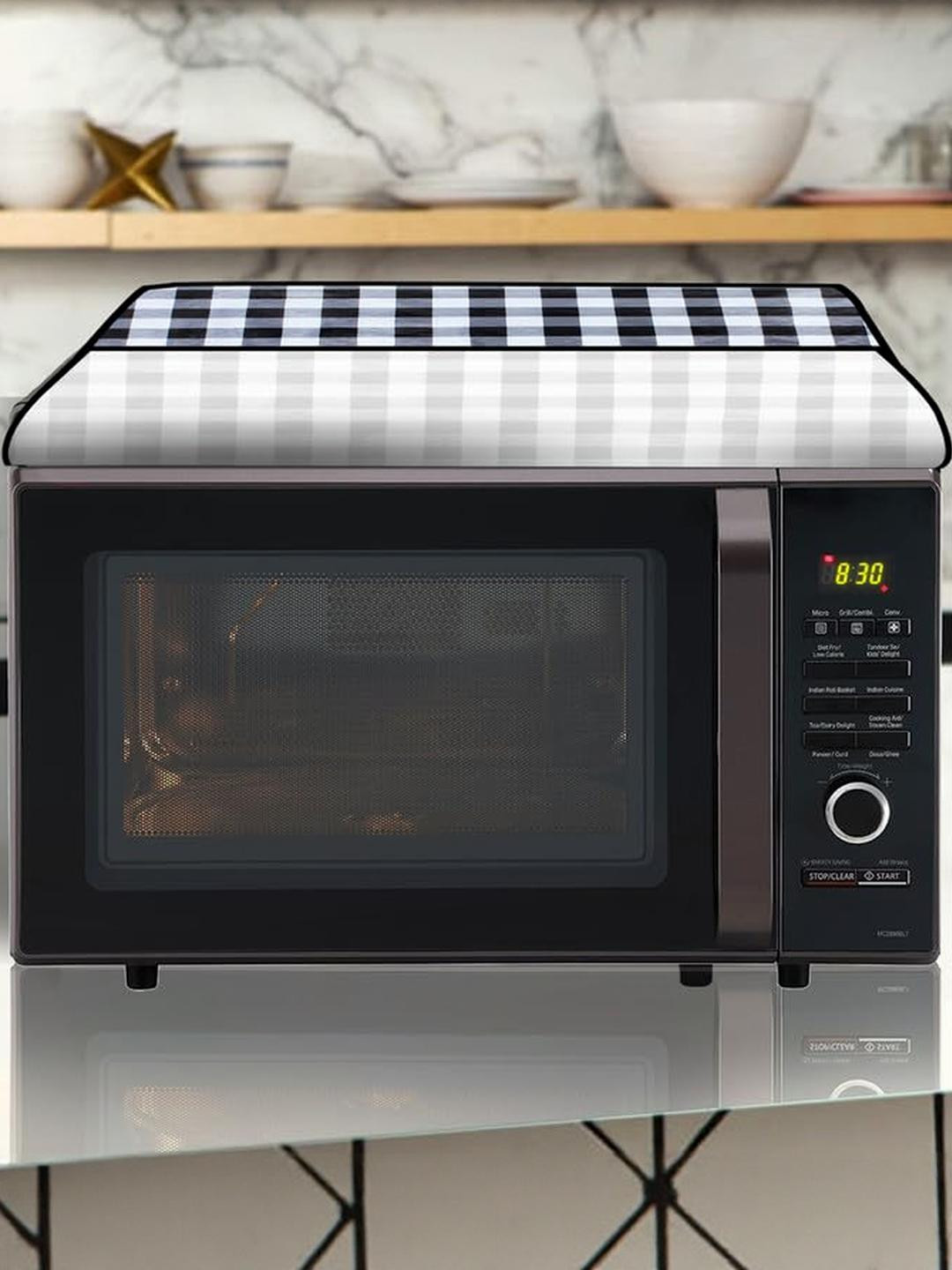 The Furnishing Tree PVC Waterproof Microwave Oven Cover Compatible for 25 L Convection 25BCSDD1 Gin