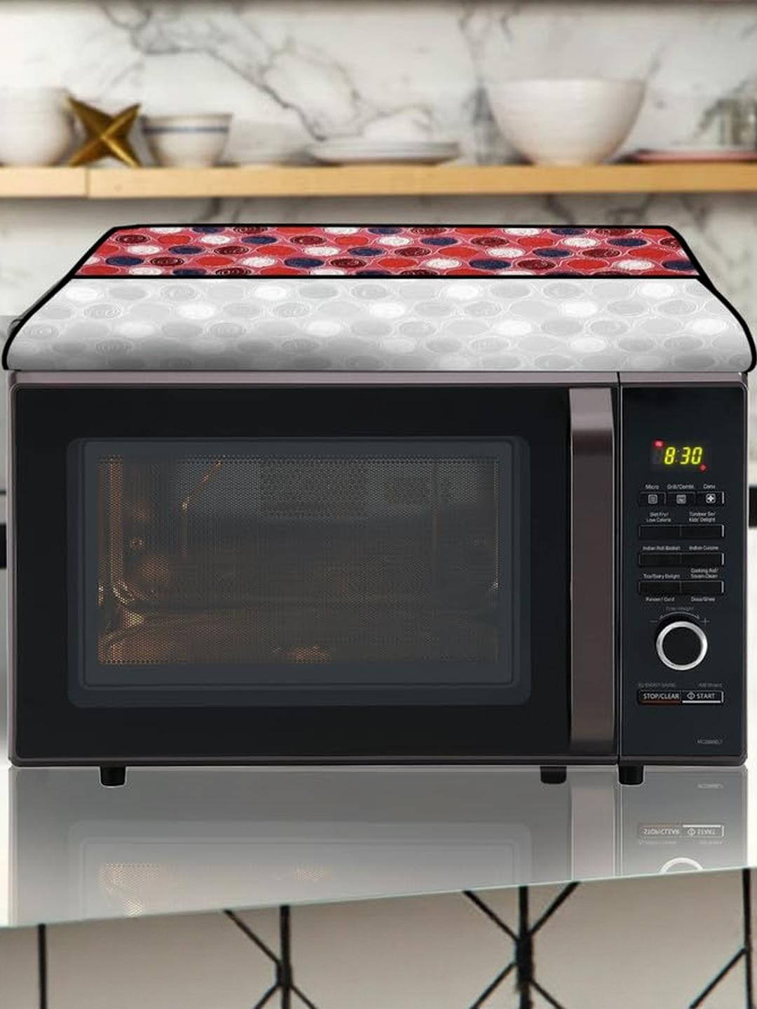 The Furnishing Tree PVC Waterproof Microwave Oven Cover Compatible for Godrej 20 L GME 720CF1 PM Ab