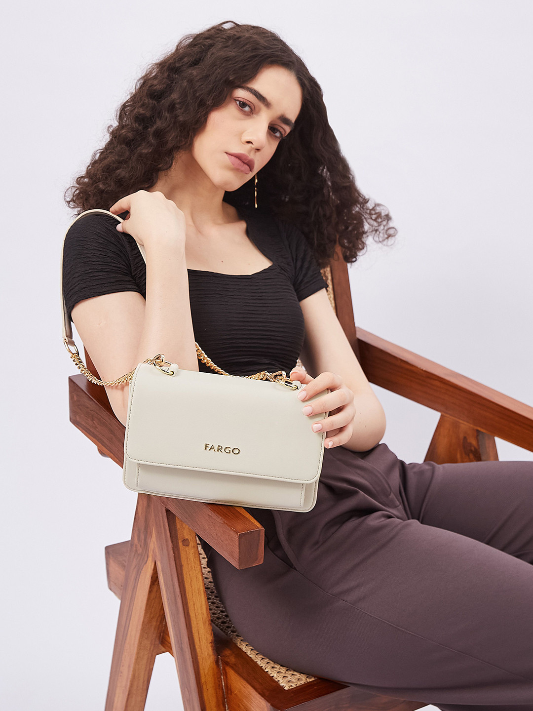 FARGO Structured Crossbody Sling Bag