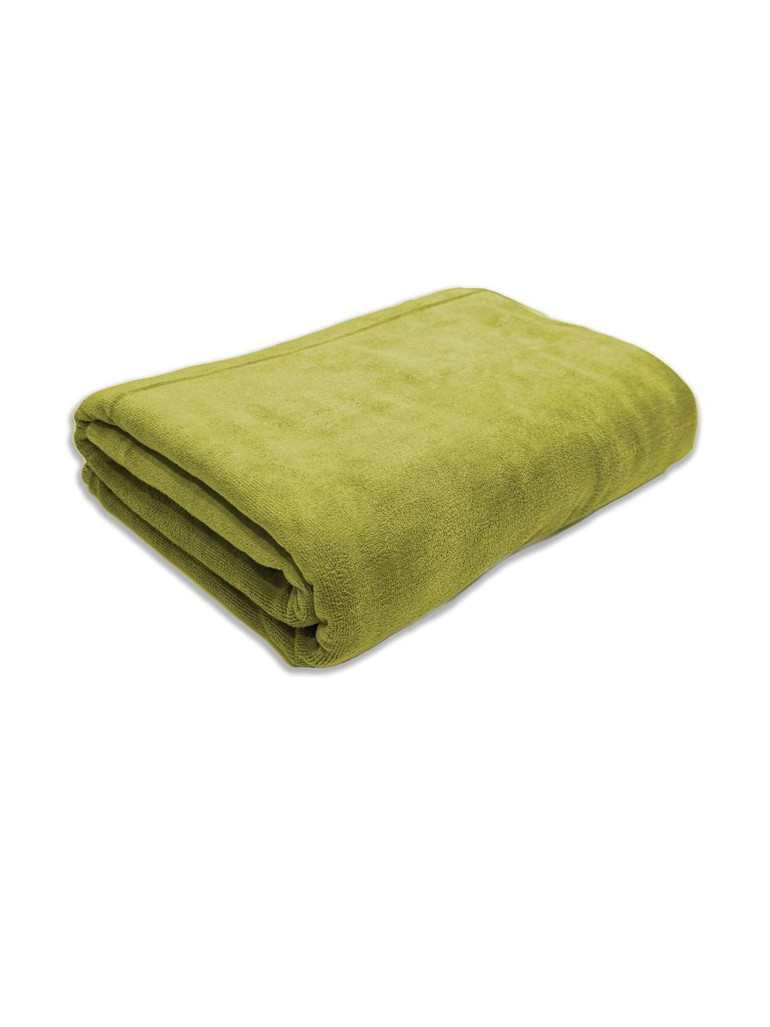 Black Gold Green Soft Microfiber Pack of 1 Premium Microfiber Bath Towel
