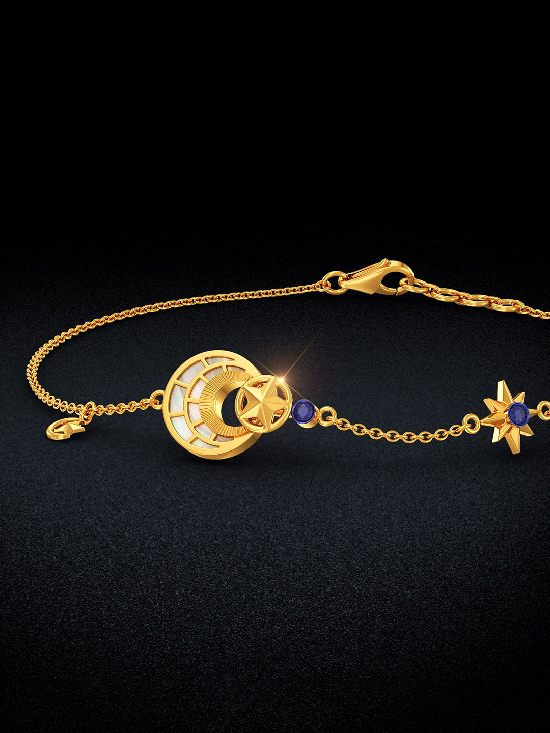 Joyalukkas Star Gold Radiance Bracelet