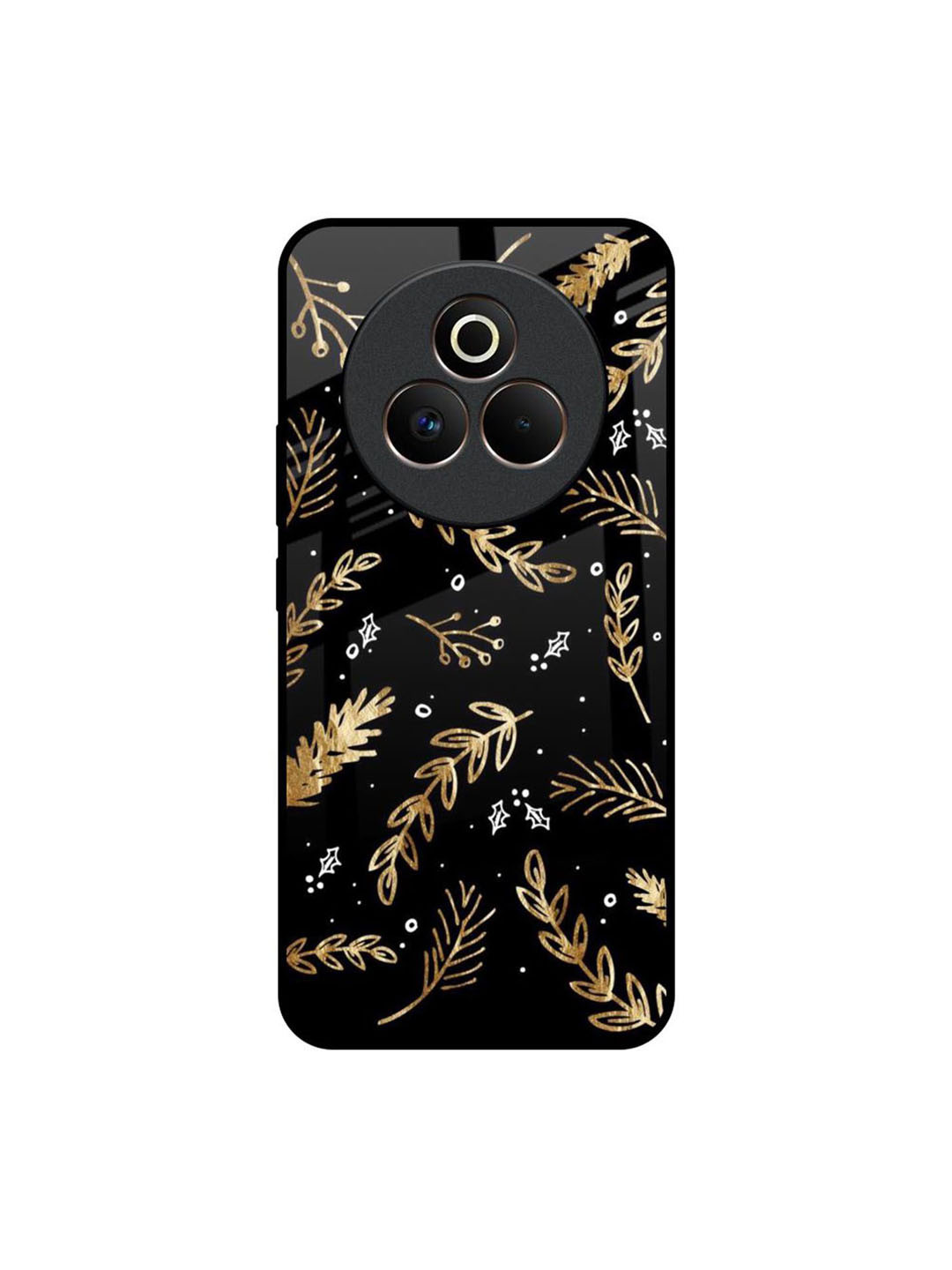 QRIOH Autumn Leaves Floral Printed Silicone Realme P3 Pro 5G Back Case