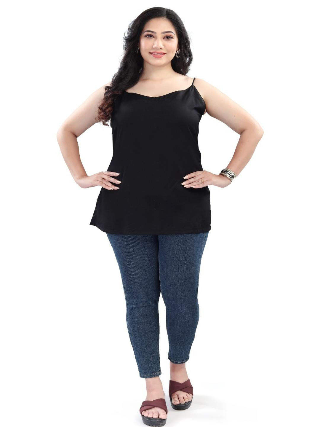 Avantrys Women Viscose Rayon Shoulder Strap Tunic