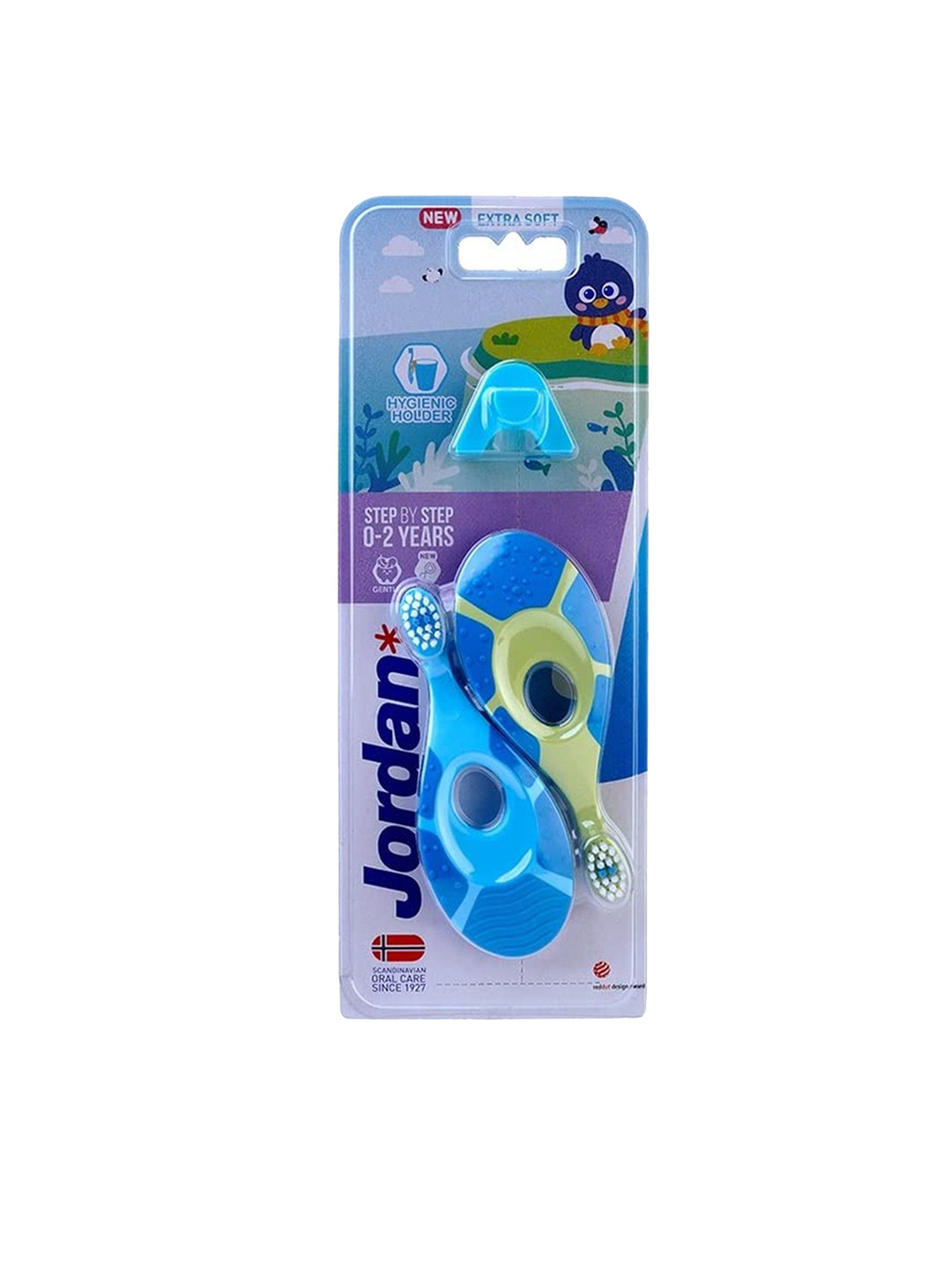 Jordan Boys Set Of 2 Ultra Soft Bristle Baby Toothbrush