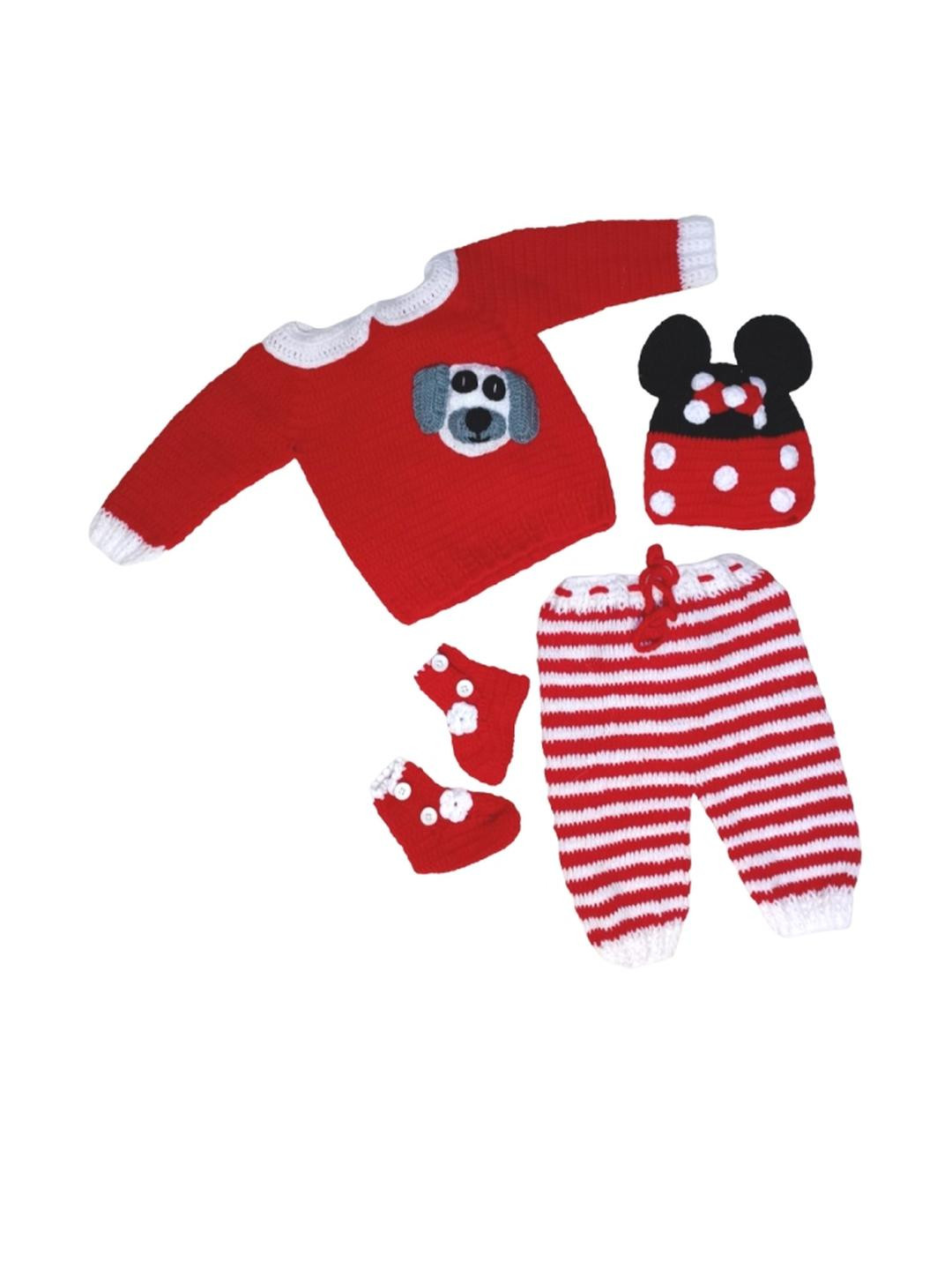 darjifashion Kids Red Clothing Set