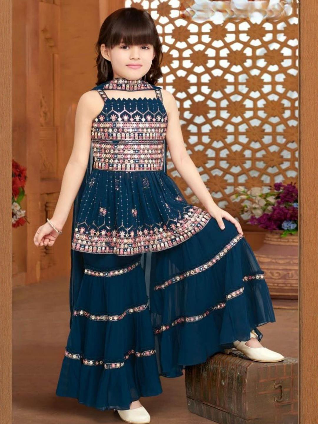 DIGILINE Girls Blue Clothing Set