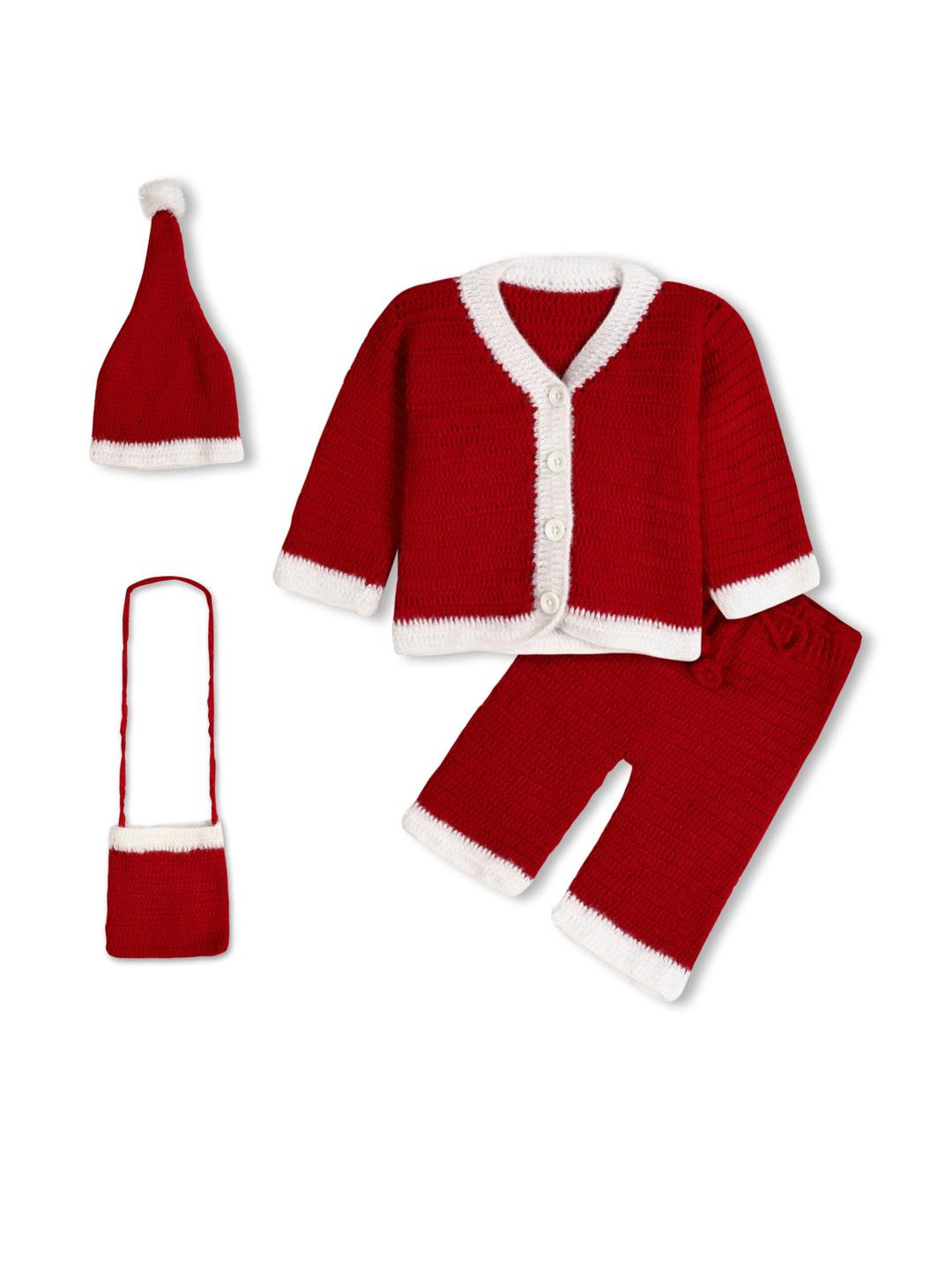 sahil collection Kids Red Clothing Set