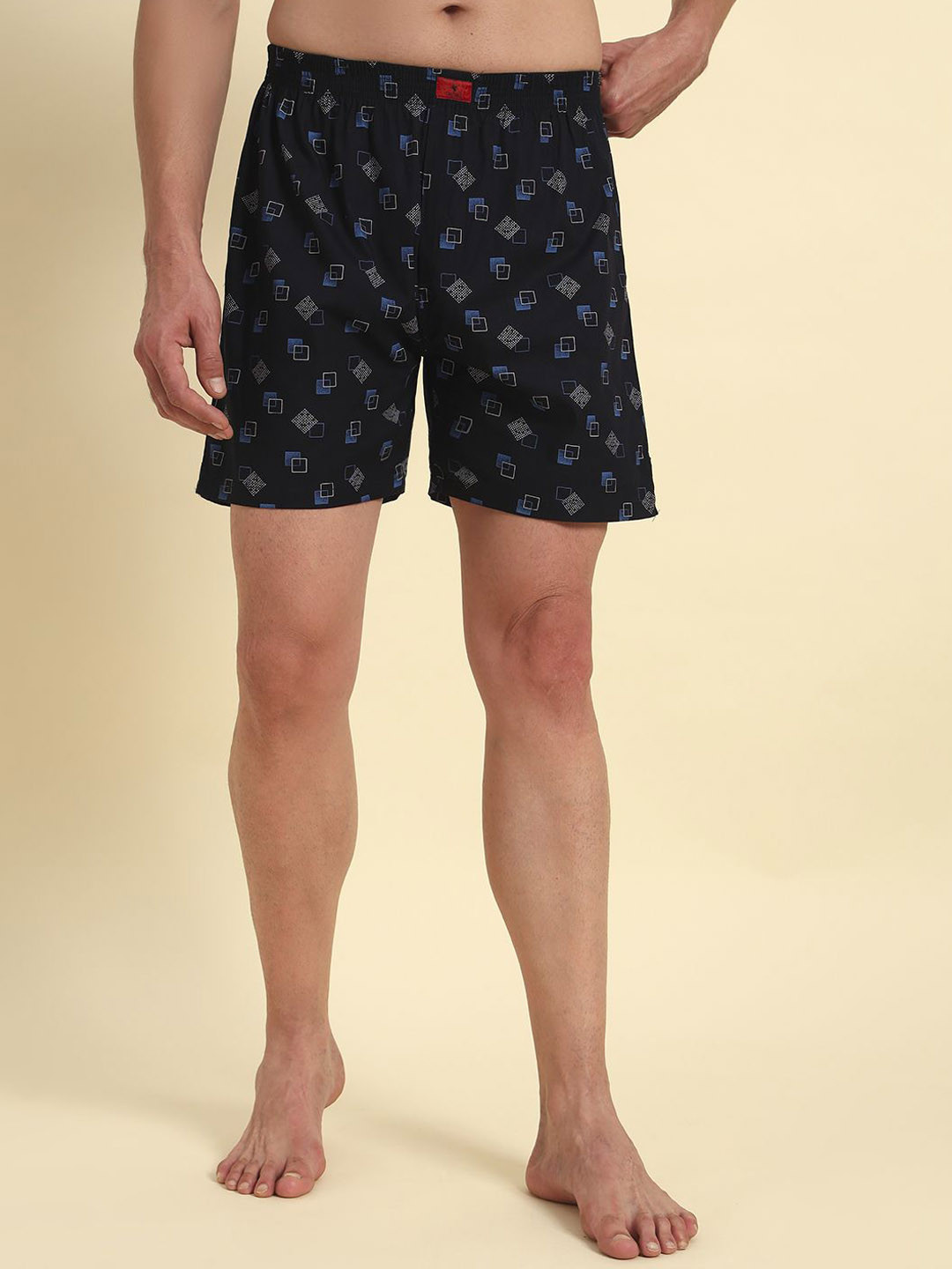 Cantabil Printed Cotton Regular Fit Boxer MBOX00001_MIX