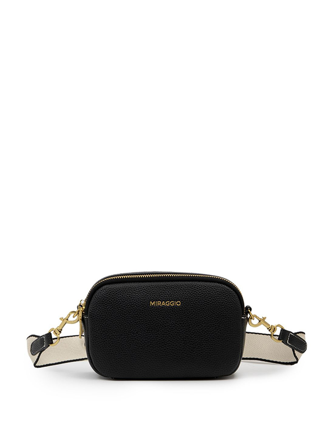 MIRAGGIO Beck Crossbody Bag With Adjustable & Detachable Sling